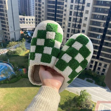 slippersBlack Green Checker Fulffy Fur Slippers Indoor Plush Slippers For Couple Winter Warm Slippers Shoes Non Slip Shoes Lady
slippersBlack Green Checker Fulffy Fur Slippers Indoor Plush Slippers For Couple Winter Warm Slippers Shoes Non Slip Shoes Lady