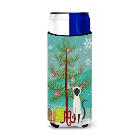Carolines Treasures BB4429MUK Siamese Cat Merry Christmas Tree Michelob Ultra Hugger for slim cans Slim Can
Carolines Treasures BB4429MUK Siamese Cat Merry Christmas Tree Michelob Ultra Hugger for slim cans Slim Can