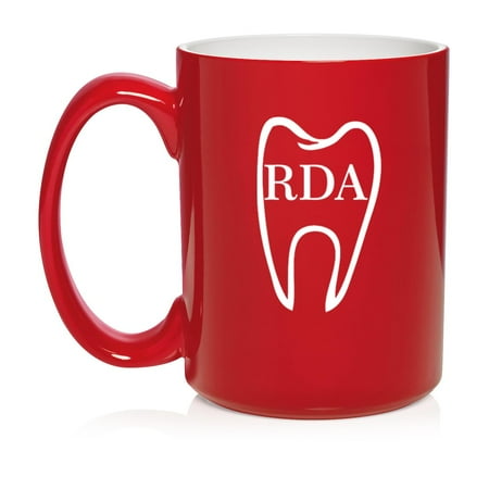 RDA Registered Dental Assistant Ceramic Coffee Mug Tea Cup Gift for Her Him Friend Coworker Wife Husband (15oz Red)
RDA Registered Dental Assistant Ceramic Coffee Mug Tea Cup Gift for Her Him Friend Coworker Wife Husband (15oz Red)