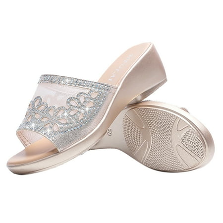 Vedolay Summer Slippers for Women Outdoor Slippers for Women Casual Flat Slippers Ring Toe Sandals Gold 8
Vedolay Summer Slippers for Women Outdoor Slippers for Women Casual Flat Slippers Ring Toe Sandals Gold 8