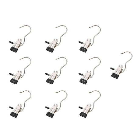 WIQUOKETT 10pcs Space Saving Clothespin Hat Pants Storage Hanging Travel Hook 360° Rotating Stainless Steel Metal Hanging Hook Clips Hanger Clips Towel Clips Boot Hangers for Closet
WIQUOKETT 10pcs Space Saving Clothespin Hat Pants Storage Hanging Travel Hook 360° Rotating Stainless Steel Metal Hanging Hook Clips Hanger Clips Towel Clips Boot Hangers for Closet