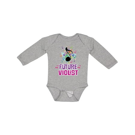 Inktastic Viola Future Violist Music Gift Girls Long Sleeve Baby Bodysuit
Inktastic Viola Future Violist Music Gift Girls Long Sleeve Baby Bodysuit
