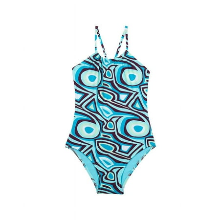 Vilebrequin girls 2001 Broken Wave One-Piece 4ANS Blue