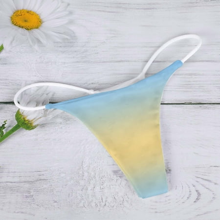 dmqupv Ladies Panties Size 7 Bikini Seamless Underwear For Women Panties Cut Padded Hips And Underwear for Women Light Blue Medium