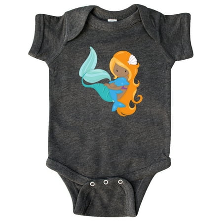 Inktastic African American Mermaid With Orange Hair Dolphin Gift Baby Girl Bodysuit
Inktastic African American Mermaid With Orange Hair Dolphin Gift Baby Girl Bodysuit