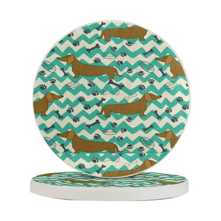 Circular Drink Coasters Set Vintage Dachshund Dog Paw Print Beautiful Home Decor Diatomite Heat-Resistant Diatomite Protect Table Countertop
Circular Drink Coasters Set Vintage Dachshund Dog Paw Print Beautiful Home Decor Diatomite Heat-Resistant Diatomite Protect Table Countertop