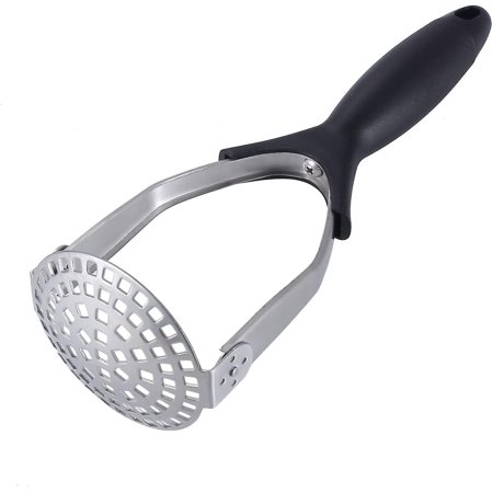 Potato Masher Stainless Steel Potato Masher Manual Vegetable And Potato Press(1pcs,silver + black)
Potato Masher Stainless Steel Potato Masher Manual Vegetable And Potato Press(1pcs,silver + black)