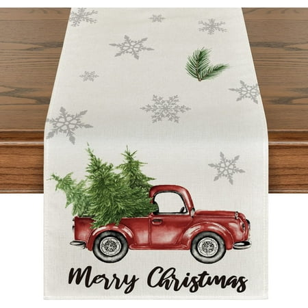 Newhomestyle Christmas Trees Red Truck Table Runner Seasonal Winter Xmas Holiday Kitchen Dining Table Decoration for Indoor Outdoor Home Party Decor 13x72 Inches
Newhomestyle Christmas Trees Red Truck Table Runner Seasonal Winter Xmas Holiday Kitchen Dining Table Decoration for Indoor Outdoor Home Party Decor 13x72 Inches