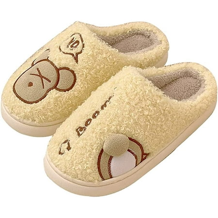 PIKADINGNIS Women Slippers Cute Carton Warm Plush Faux Fur Bedroom Slide Anti-Slip Outdoor Couples Shoes
PIKADINGNIS Women Slippers Cute Carton Warm Plush Faux Fur Bedroom Slide Anti-Slip Outdoor Couples Shoes