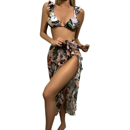 Womens Bikini Set 3pcs Set Swimwear Bikini With Cover Up Fashion Printed Swimsuit High Waist Summer Bathing Suit Beachwear
Womens Bikini Set 3pcs Set Swimwear Bikini With Cover Up Fashion Printed Swimsuit High Waist Summer Bathing Suit Beachwear
