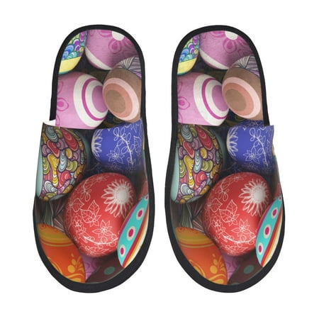 Honeii Easter Eggs1 print Slippers Memory Foam House Bedroom Slippers for Women and Men Fuzzy Plush Comfy Faux Fur Lined Slide Shoes-Large
Honeii Easter Eggs1 print Slippers Memory Foam House Bedroom Slippers for Women and Men Fuzzy Plush Comfy Faux Fur Lined Slide Shoes-Large