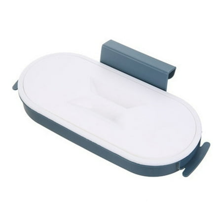 Portable Plastic Garbage Hanging Bag Kitchen Garbage Storage Rack Bag Hook Scouring Pad Drying Shelf Holder Kitchen Organizer Tool