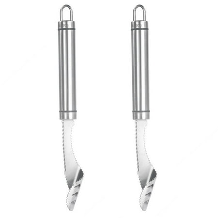 Pepper Corer 2PCS Pepper Corer Stainless Steel Chili Corer Practical Pepper Remover Multi-purpose Corer for Kitchen Use Silver
Pepper Corer 2PCS Pepper Corer Stainless Steel Chili Corer Practical Pepper Remover Multi-purpose Corer for Kitchen Use Silver