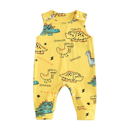 GuliriFei Baby Boy Overalls Dinosaur Baby Romper Casual Jumpsuit Sleeveless Crew Neck One Piece Outfits Infant Baby Summer Clothes
GuliriFei Baby Boy Overalls Dinosaur Baby Romper Casual Jumpsuit Sleeveless Crew Neck One Piece Outfits Infant Baby Summer Clothes