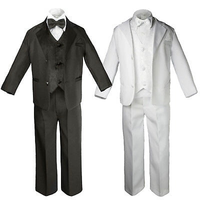 Formal Party Wedding Christening White Suit Paisley Tuxedo Baby Kid Teen Sm-20
Formal Party Wedding Christening White Suit Paisley Tuxedo Baby Kid Teen Sm-20