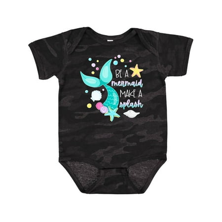 Inktastic Be a Mermaid Make a Splash Blue Mermaid Tail Gift Baby Boy or Baby Girl Bodysuit
Inktastic Be a Mermaid Make a Splash Blue Mermaid Tail Gift Baby Boy or Baby Girl Bodysuit