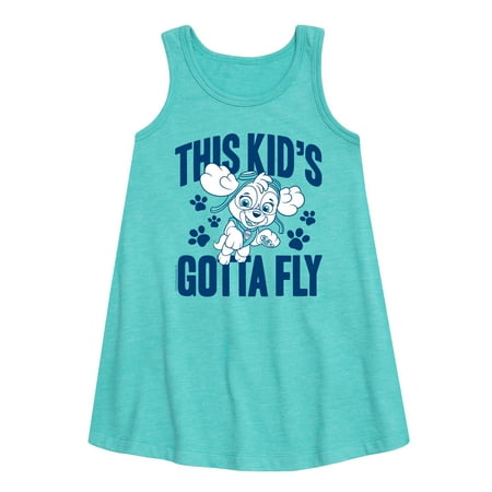 Paw Patrol - This Kid s Gotta Fly - Toddler And Youth Girls Fleece Dress