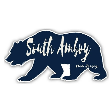 South Amboy New Jersey Souvenir 3x1.5-Inch Fridge Magnet Bear Design