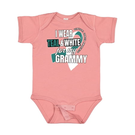 Inktastic I Wear Teal and White for My Grammy Cervical Cancer Awareness Gift Baby Boy or Baby Girl Bodysuit
Inktastic I Wear Teal and White for My Grammy Cervical Cancer Awareness Gift Baby Boy or Baby Girl Bodysuit