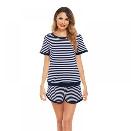 Women’s Maternity Nursing Pajama Set Striped Breastfeeding Sleepwear Double Layer Short Sleeve Top+Shorts Bottom Pregnancy PJ Set
Women’s Maternity Nursing Pajama Set Striped Breastfeeding Sleepwear Double Layer Short Sleeve Top+Shorts Bottom Pregnancy PJ Set