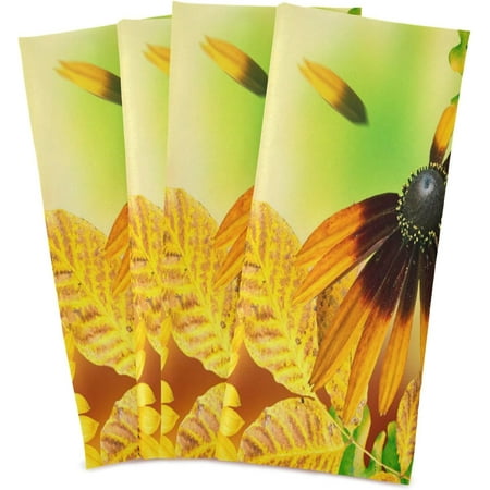 Autumn Sunflowers Kitchen Towels 4 Pack Absorbent Hand Towels Fast Drying Dish Cloths Tea Towel 28 x 18 in
Autumn Sunflowers Kitchen Towels 4 Pack Absorbent Hand Towels Fast Drying Dish Cloths Tea Towel 28 x 18 in