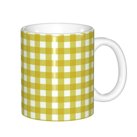 Zeuib Yellow Checkboard Ceramic Coffee Mug with Large Handle,Modern Reactive Glaze Dishwasher & Microwave Safe – Perfect for Home Office Café Gift-Ready
Zeuib Yellow Checkboard Ceramic Coffee Mug with Large Handle,Modern Reactive Glaze Dishwasher & Microwave Safe – Perfect for Home Office Café Gift-Ready