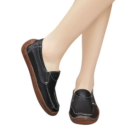 casual shoes for Women Women Breathable Solid Color Flat Round Toe Comfortable Slip On Casual Single Shoes PU Dress Sandals for Women Black
casual shoes for Women Women Breathable Solid Color Flat Round Toe Comfortable Slip On Casual Single Shoes PU Dress Sandals for Women Black