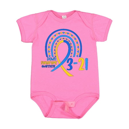 Inktastic 3-21 World Down Syndrome Day Blue and Yellow Rainbow Ribbon Boys or Girls Baby Bodysuit
Inktastic 3-21 World Down Syndrome Day Blue and Yellow Rainbow Ribbon Boys or Girls Baby Bodysuit