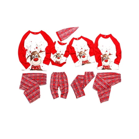 Sunisery Family Matching Christmas Pajamas Set Women Kids Cartoon Deer Tops and Pants Sleepwear Sets Xmas Nightwear Pajamas PJs
Sunisery Family Matching Christmas Pajamas Set Women Kids Cartoon Deer Tops and Pants Sleepwear Sets Xmas Nightwear Pajamas PJs
