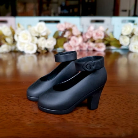 DIY 1/4 Foot Length 5.5cm For 1/4BJDSD Dolls PVC High Heels Fashion Doll Shoes Plastic Sandals Casual Shoes BLACK NUDE SHOES
DIY 1/4 Foot Length 5.5cm For 1/4BJDSD Dolls PVC High Heels Fashion Doll Shoes Plastic Sandals Casual Shoes BLACK NUDE SHOES