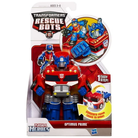 Transformers Rescue Bots Playskool Heroes Optimus Prime Action Figure (Trailer)