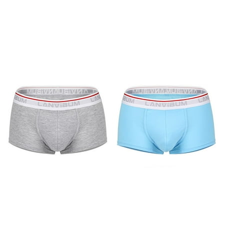 QWERTYU 2 Pack Men s Pouch Soft Stretch Underwear Male Comfort Breathable Trunks Briefs 2XL Blue
QWERTYU 2 Pack Men s Pouch Soft Stretch Underwear Male Comfort Breathable Trunks Briefs 2XL Blue