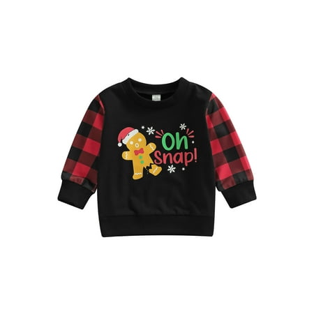 Meihuida Toddler Baby Christmas Sweatshirt Plaid Long Sleeve Round Neck Letter Print Pullover Tops
Meihuida Toddler Baby Christmas Sweatshirt Plaid Long Sleeve Round Neck Letter Print Pullover Tops