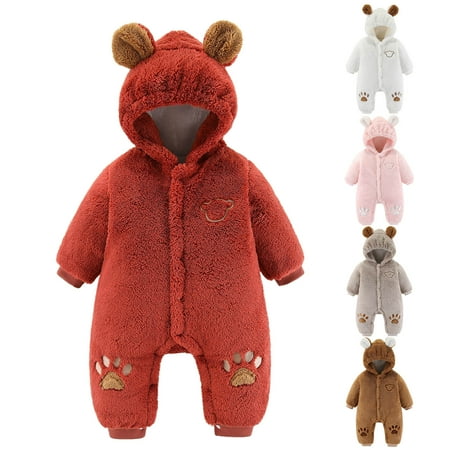 Baby Infant Snowsuit Cute Cartoon Newborn Boys Girls Winter Hooded Warm One-piece Fleece Jumpsuit Romper Outerwear
Baby Infant Snowsuit Cute Cartoon Newborn Boys Girls Winter Hooded Warm One-piece Fleece Jumpsuit Romper Outerwear