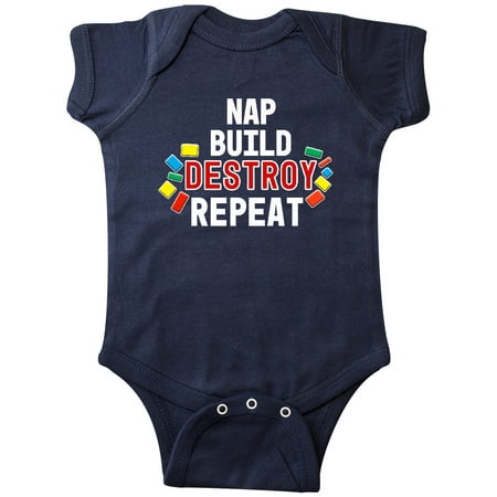 Inktastic Nap Build Destroy Repeat with Colorful Building Blocks Gift Baby Boy or Baby Girl Bodysuit
Inktastic Nap Build Destroy Repeat with Colorful Building Blocks Gift Baby Boy or Baby Girl Bodysuit