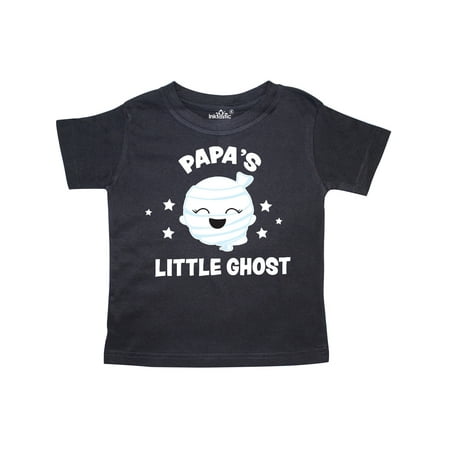 Inktastic Cute Papa s Little Ghost with Stars Gift Toddler Toddler Girl T-Shirt