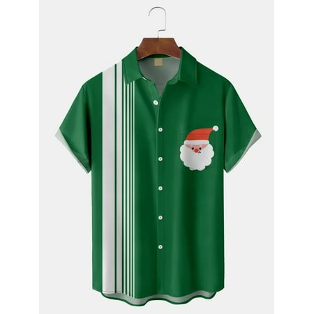 MLFU Unisex Christmas Hawaiian Shirts Button Down Slim-Fit Breast Pocket Tee Shirts Party Polo Shirts Size 100-170/XXS-8XL
MLFU Unisex Christmas Hawaiian Shirts Button Down Slim-Fit Breast Pocket Tee Shirts Party Polo Shirts Size 100-170/XXS-8XL