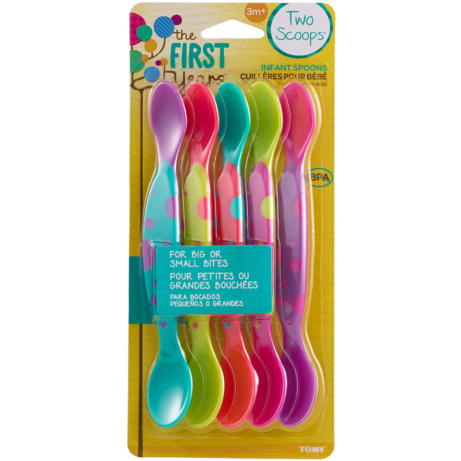 The First Years Two Scoops Infant Spoons, BPA-Free - 5 pack ...