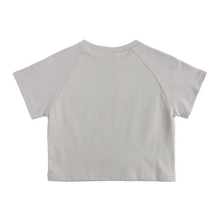 Toddler Baby Boys Girls Short Sleeve T-Shirt Summer Crewneck Solid Color Crewneck Baby Casual Pure Cotton T-Shirt 1 Piece Set for 9M-6T
Toddler Baby Boys Girls Short Sleeve T-Shirt Summer Crewneck Solid Color Crewneck Baby Casual Pure Cotton T-Shirt 1 Piece Set for 9M-6T
