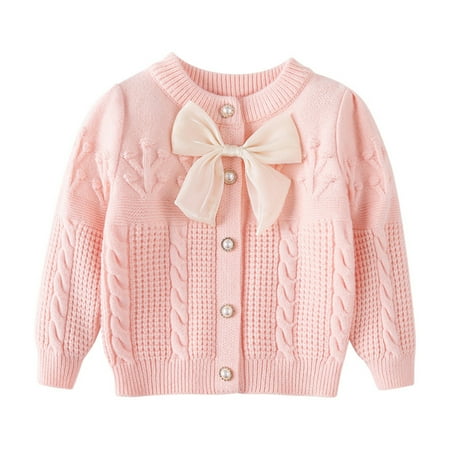 URMAGIC Baby Girls Bowknot Cardigan Long Sleeve Knit Sweaters Kids Cute Casual Loose Outerwear Coats
URMAGIC Baby Girls Bowknot Cardigan Long Sleeve Knit Sweaters Kids Cute Casual Loose Outerwear Coats