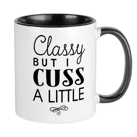 CafePress - Classy But I Cuss A Little Mugs - Ceramic Coffee Tea Novelty Mug Cup 11 oz
CafePress - Classy But I Cuss A Little Mugs - Ceramic Coffee Tea Novelty Mug Cup 11 oz