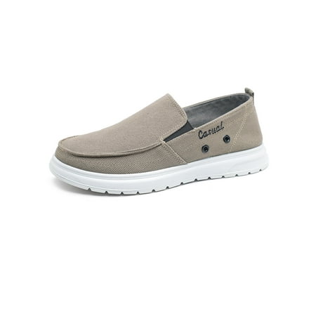 Omagie Men s Casual Cloth Shoes Canvas Slip on Loafers Leisure Vintage Flat Boat Shoes Coffee 7.5
Omagie Men s Casual Cloth Shoes Canvas Slip on Loafers Leisure Vintage Flat Boat Shoes Coffee 7.5