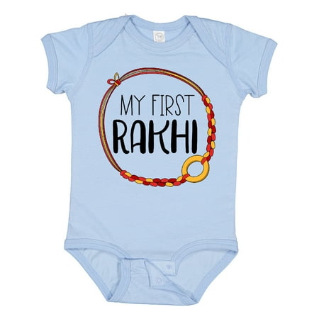 Inktastic My 1st Rakhi Bracelet Raksha Bandhan Red and Gold Bracelet Gift Baby Boy or Baby Girl Bodysuit
Inktastic My 1st Rakhi Bracelet Raksha Bandhan Red and Gold Bracelet Gift Baby Boy or Baby Girl Bodysuit