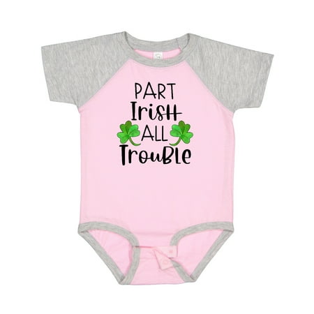Inktastic Part Irish All Trouble St. Patrick s Day with Green Clovers Gift Baby Boy or Baby Girl Bodysuit
Inktastic Part Irish All Trouble St. Patrick s Day with Green Clovers Gift Baby Boy or Baby Girl Bodysuit