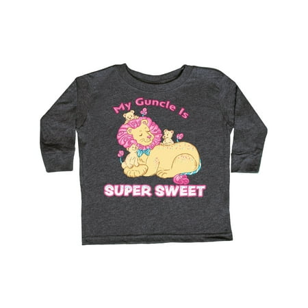 Inktastic My Guncle Is Super Sweet Cotton Candy Lions with Pink Mane Gift Toddler Boy or Toddler Girl Long Sleeve T-Shirt
Inktastic My Guncle Is Super Sweet Cotton Candy Lions with Pink Mane Gift Toddler Boy or Toddler Girl Long Sleeve T-Shirt