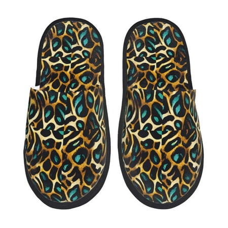 Adobk Teal Leopard Print Slippers Indoor Outdoor Retro Slippers House Soft Fluffy Slides Cushion Furry Slippers-Medium
Adobk Teal Leopard Print Slippers Indoor Outdoor Retro Slippers House Soft Fluffy Slides Cushion Furry Slippers-Medium