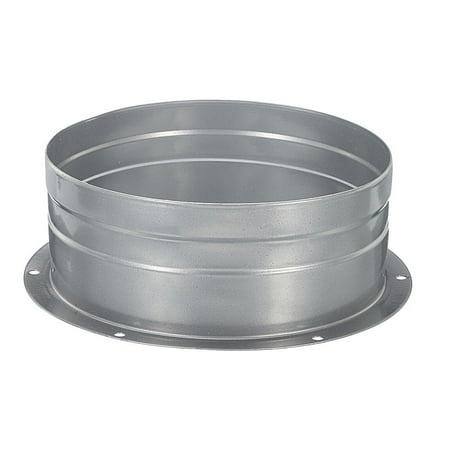 6 Inch Duct Connector Flange Metal Straight Pipe Exhaust Hose Flange