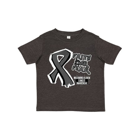 Inktastic Ribbon Faith over Fear Melanoma & Skin Cancer Awareness Gift Toddler Boy or Toddler Girl T-Shirt
Inktastic Ribbon Faith over Fear Melanoma & Skin Cancer Awareness Gift Toddler Boy or Toddler Girl T-Shirt