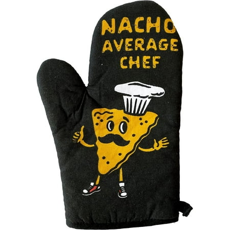 Nacho Average Chef Oven Mitt Funny Cooking Mexican Food Novelty Kitchen Glove