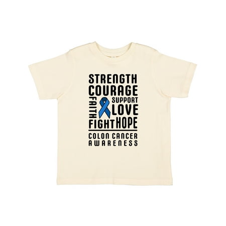Inktastic Strength Courage Support Colon Cancer Awareness Gift Toddler Boy or Toddler Girl T-Shirt
Inktastic Strength Courage Support Colon Cancer Awareness Gift Toddler Boy or Toddler Girl T-Shirt